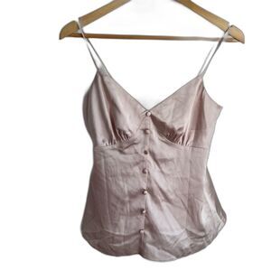 ASOS River Island Cami Pale Pink with Cup Detail and Spaghetti Straps
